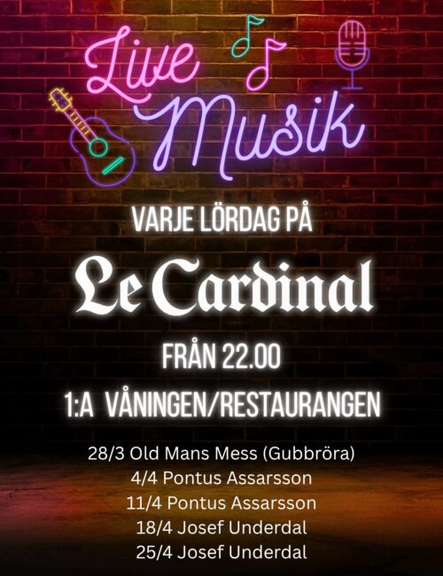 Le Cardinal - Livemusik